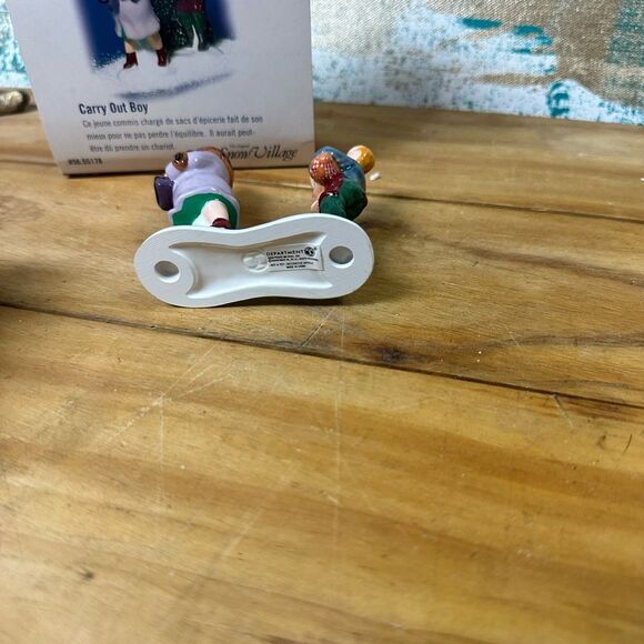 Dept 56 Snow Village - Carry Out Boy - Picture 3 of 3
